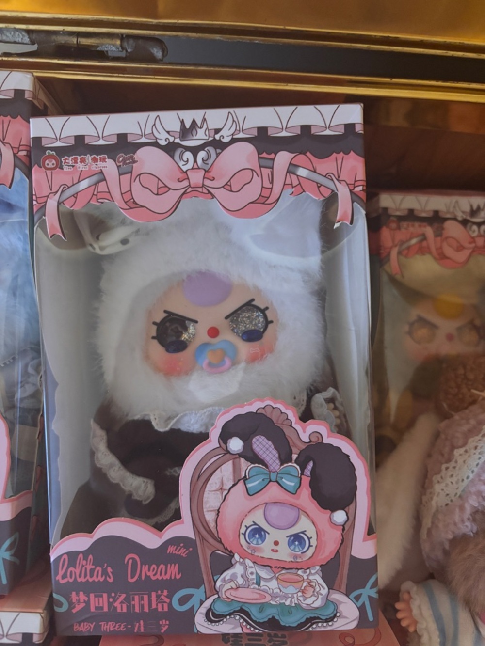 Lolita's Dream Baby Three Plush Doll - Pink & White